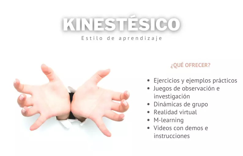 Estilo de aprendizaje kinestésico