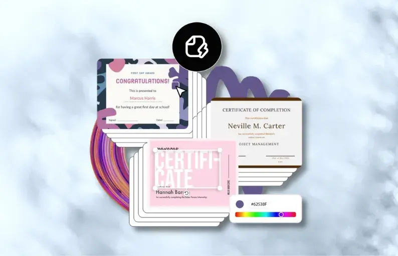 Adobe Express, un classico per la creazione di diplomi digitali