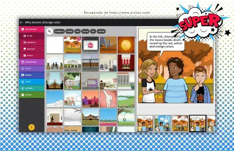 Pixton: creatore di fumetti allineato ai vostri obiettivi didattici